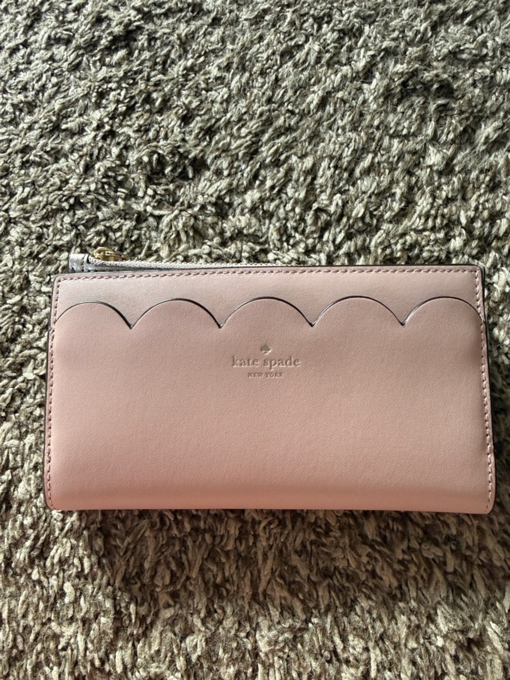 Kate Spade Pale Pink Scalloped Wallet